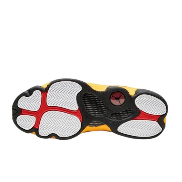 Air Jordan 13 Retro GS Del Sol Kids Basketball Shoes Size 5.5 Yellow NEW - Picture 6 of 7